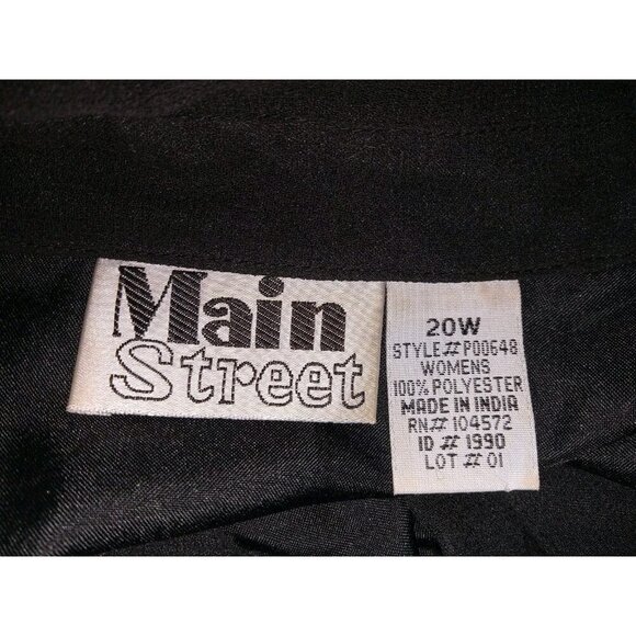 Main Street Women's Long Sleeve Button Front  Embroidered Shirt sz 20W - Picture 5 of 8